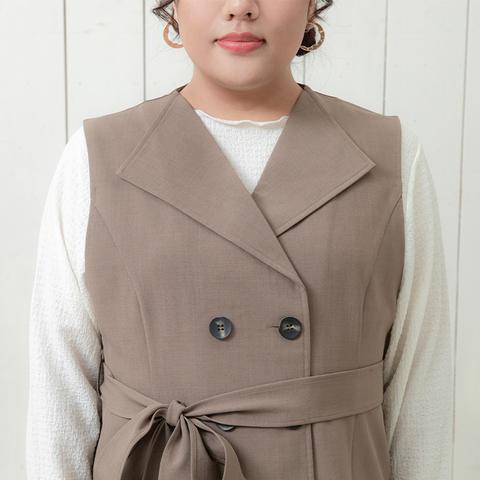 レディース　ジレ+スカートセット（Hina）