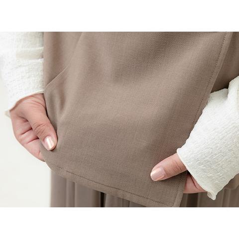 レディース　ジレ+スカートセット（Hina）