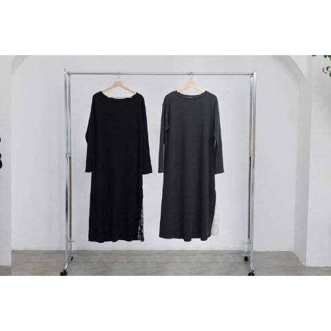 レディース　レース切替ワンピース（らむちゃん）