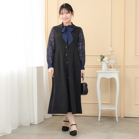 レディース　ジレワンピース（ななえ）