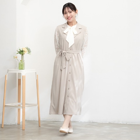 レディース　ジレワンピース（ななえ）