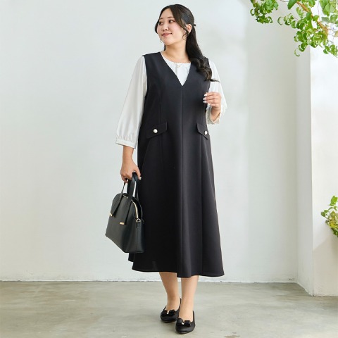 レディース　ジャンパースカート（Runa）