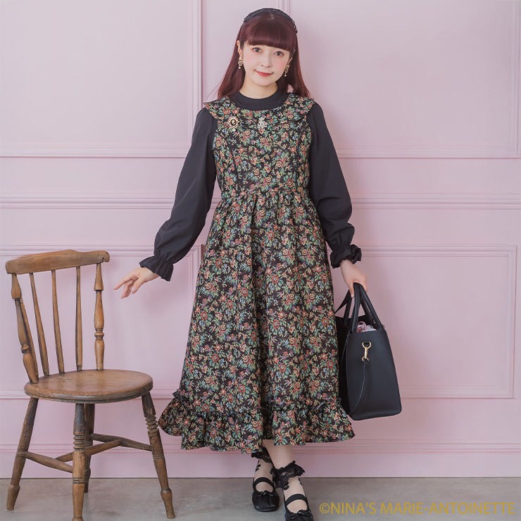レディース ゴブランジャンパースカート（青木美沙子×ニナス