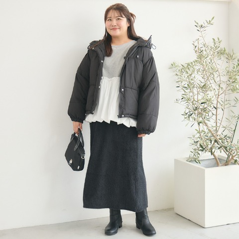 レディース　シャギーナロースカート（Komachi）