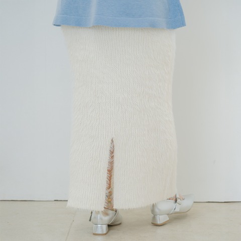 レディース　フェザーニットスカート（YUKI）