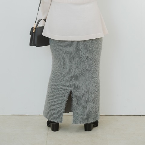 レディース　フェザーニットスカート（YUKI）
