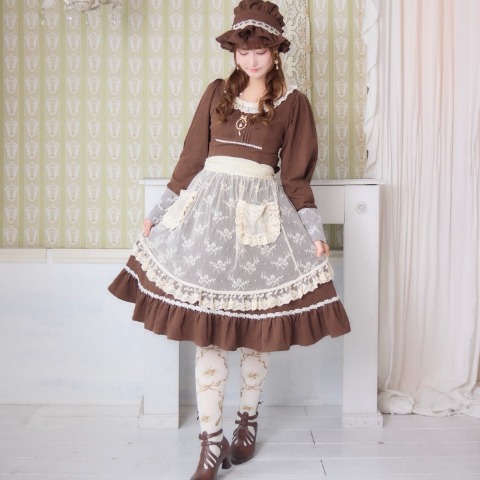 レディース　レースフリルスカート(愛野えり)