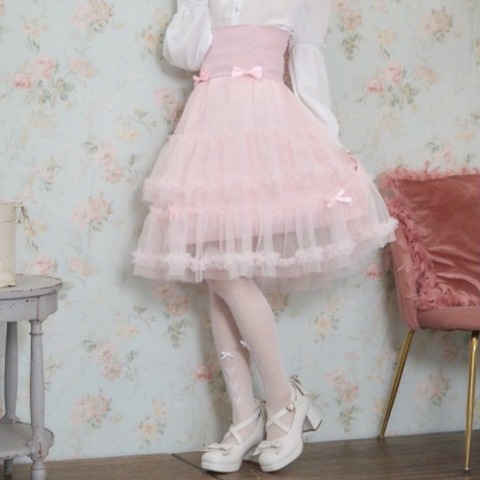 レディース　リボンコルセット＋チュールスカート（星名桜子）