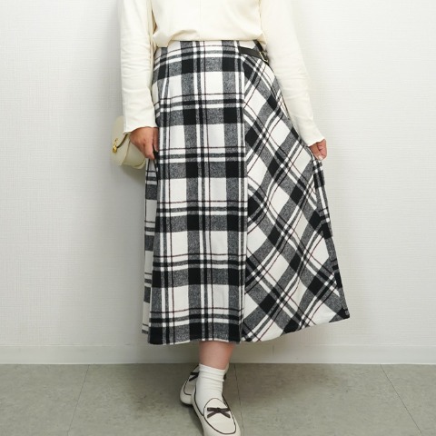 レディース　スカート（しまぽちゃ）