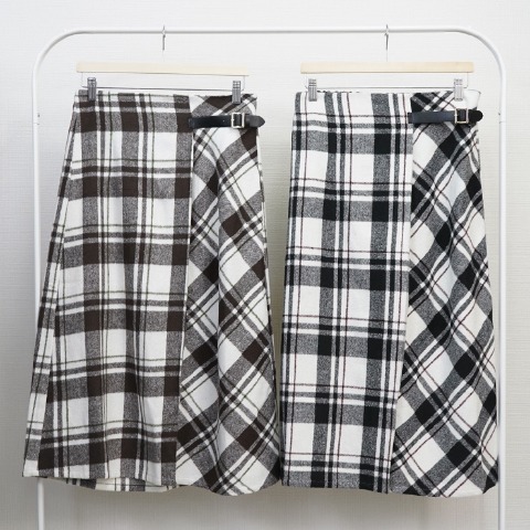 レディース　スカート（しまぽちゃ）