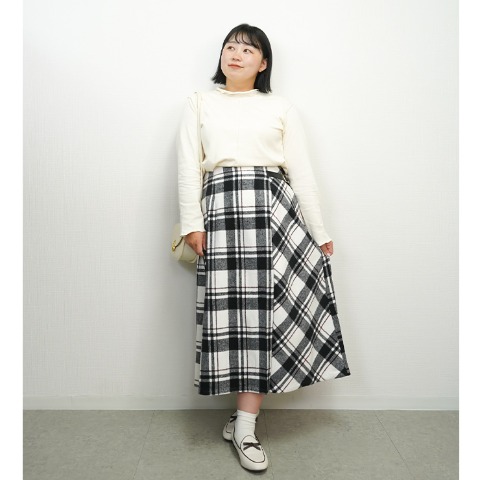 レディース　スカート（しまぽちゃ）