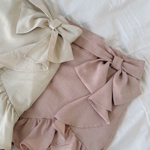 レディース　ラッフルデザインスカート（maki）