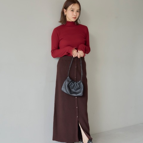 レディース　ニットスカート（田中里奈）