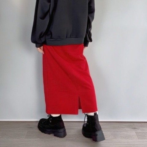 レディース　カラーナロースカート（Natsumi）