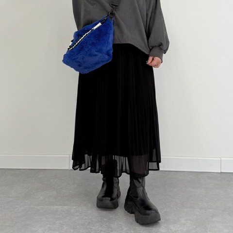 レディース　プリーツスカート（おかだゆり）