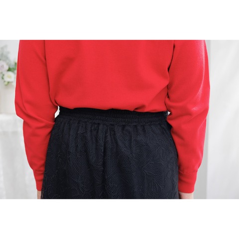 レディース　チュール刺しゅうスカート（Hina）