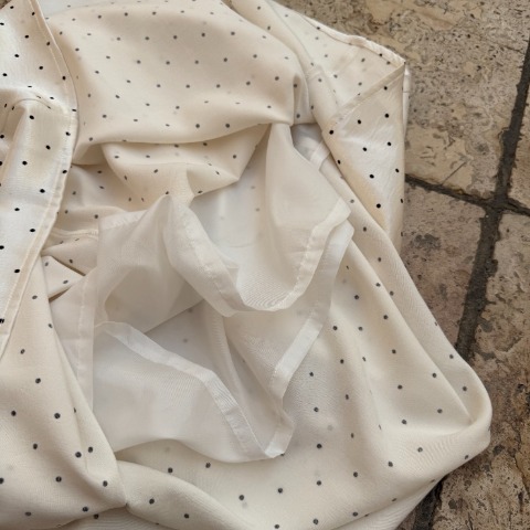 レディース　ドット柄フレアスカート（miyo）