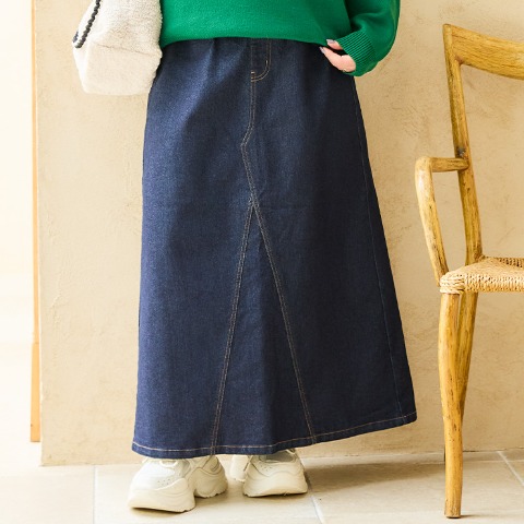 レディース　デニムスカート（おかだゆり）