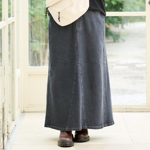 レディース　デニムスカート（おかだゆり）