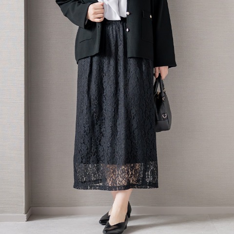 レディース　レースナロースカート（Vanilla studio ）