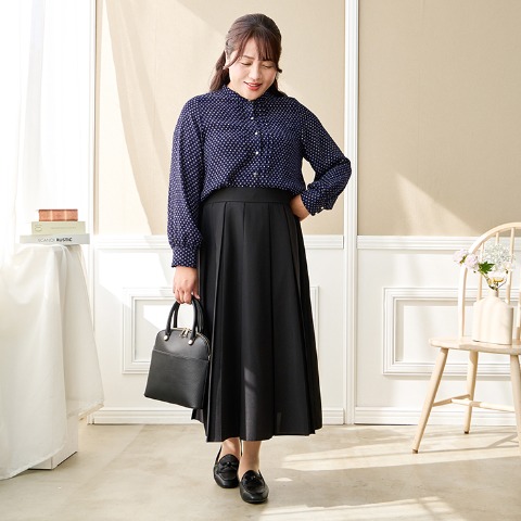 レディース　プリーツスカート（Hina）