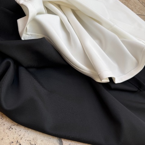 レディース　タックフレアスカート(miyo)