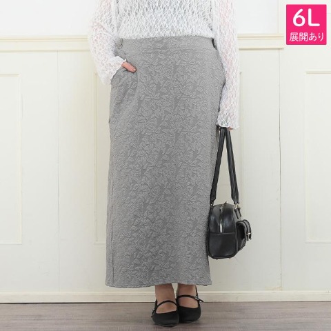 レディース　ジャガードナロースカート（komachi）