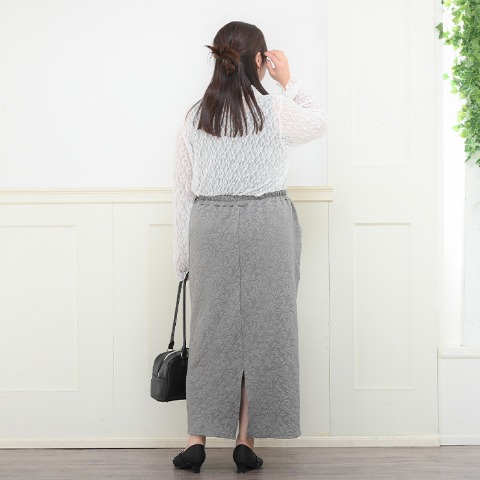 レディース　ジャガードナロースカート（komachi）