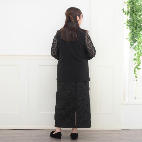 レディース　ジャガードナロースカート（komachi）