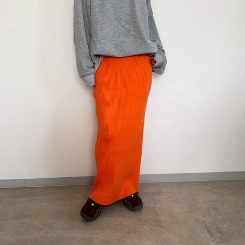 レディース　リブニットスカート（anna）