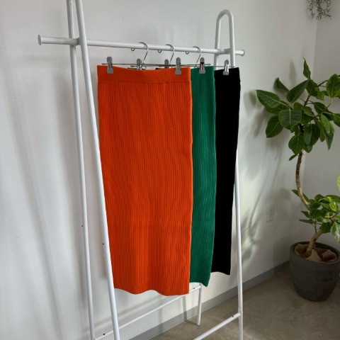 レディース　リブニットスカート（anna）