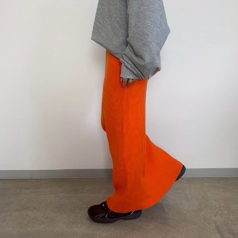 レディース　リブニットスカート（anna）