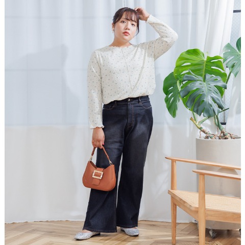 レディース　デニムパンツ(Hina)