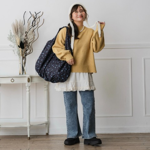 レディース　裏起毛デニムパンツ（Taiyou）