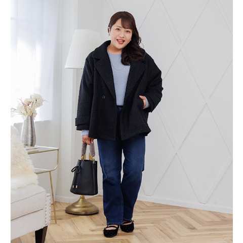 レディース　裏起毛デニムパンツ（Hina）