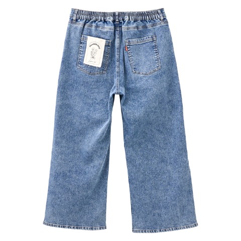 レディース　裏起毛デニムパンツ(yuki×Taiyou)