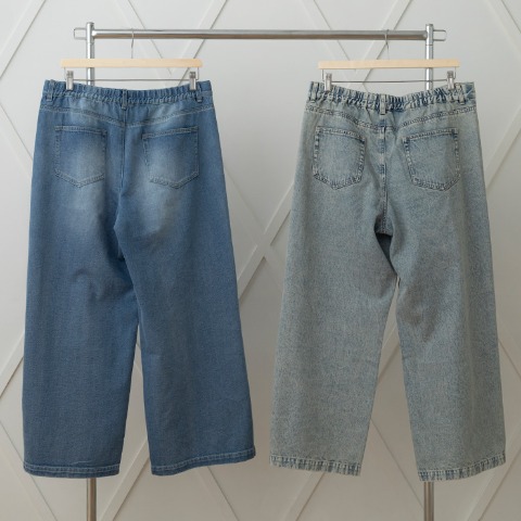 レディース　バギーデニムパンツ（らむちゃん）