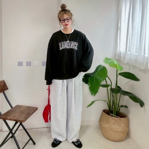 レディース　タックスウェットバレルパンツ（NON）