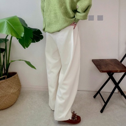 レディース　タックスウェットバレルパンツ（NON）