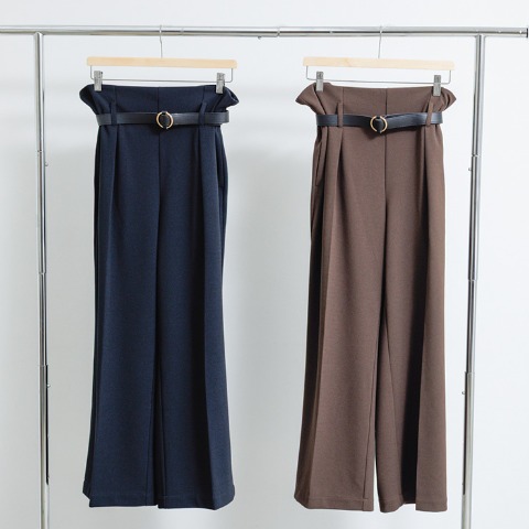 レディース　ベルト付きパンツ(Hina)