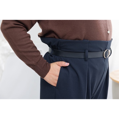 レディース　ベルト付きパンツ(Hina)