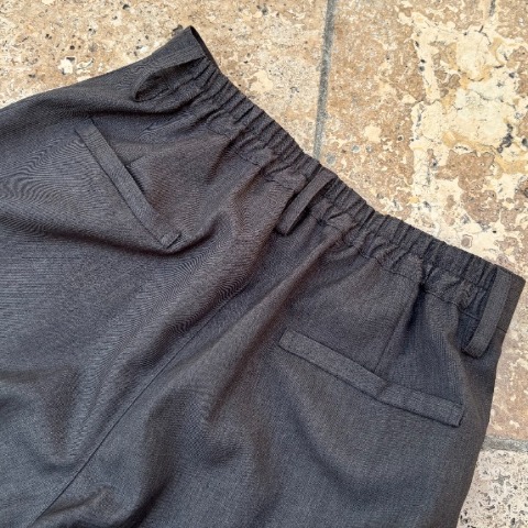 レディース　ラップ風タックワイドパンツ（miyo）