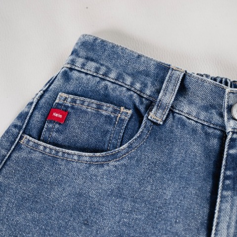 【低身長さん向け】レディース　レースダメージデニムパンツ（Taiyou）