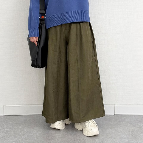 レディース　ワイドパンツ（おかだゆり）