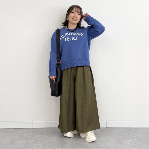 レディース　ワイドパンツ（おかだゆり）