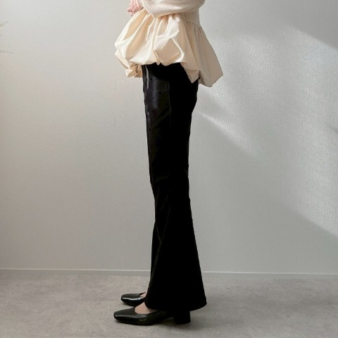 レディース　ドットフレアパンツ（misato）