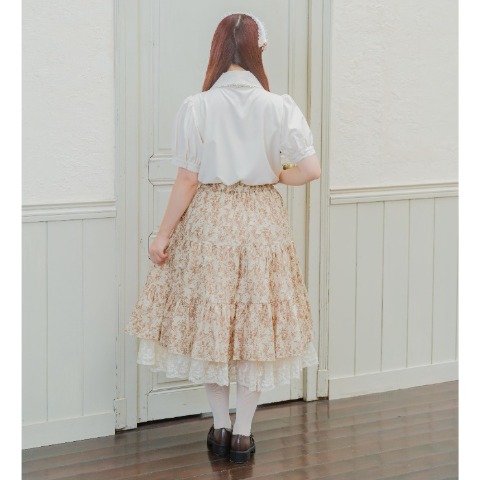 レディース　トワルドジュイ柄リバーシブルスカート（青木美沙子）