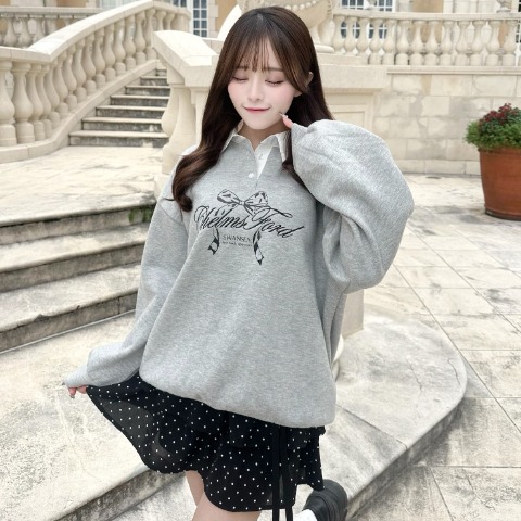 レディース　ドット柄ティアードミニスカート（さやぽん）