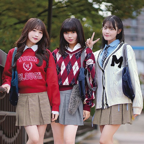 レディース　チェック柄プリーツミニスカート（瞬間seju)