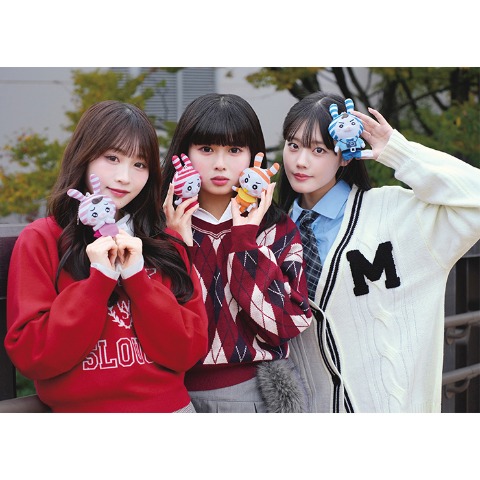 レディース　しっぽ付きプリーツミニスカート（瞬間seju)